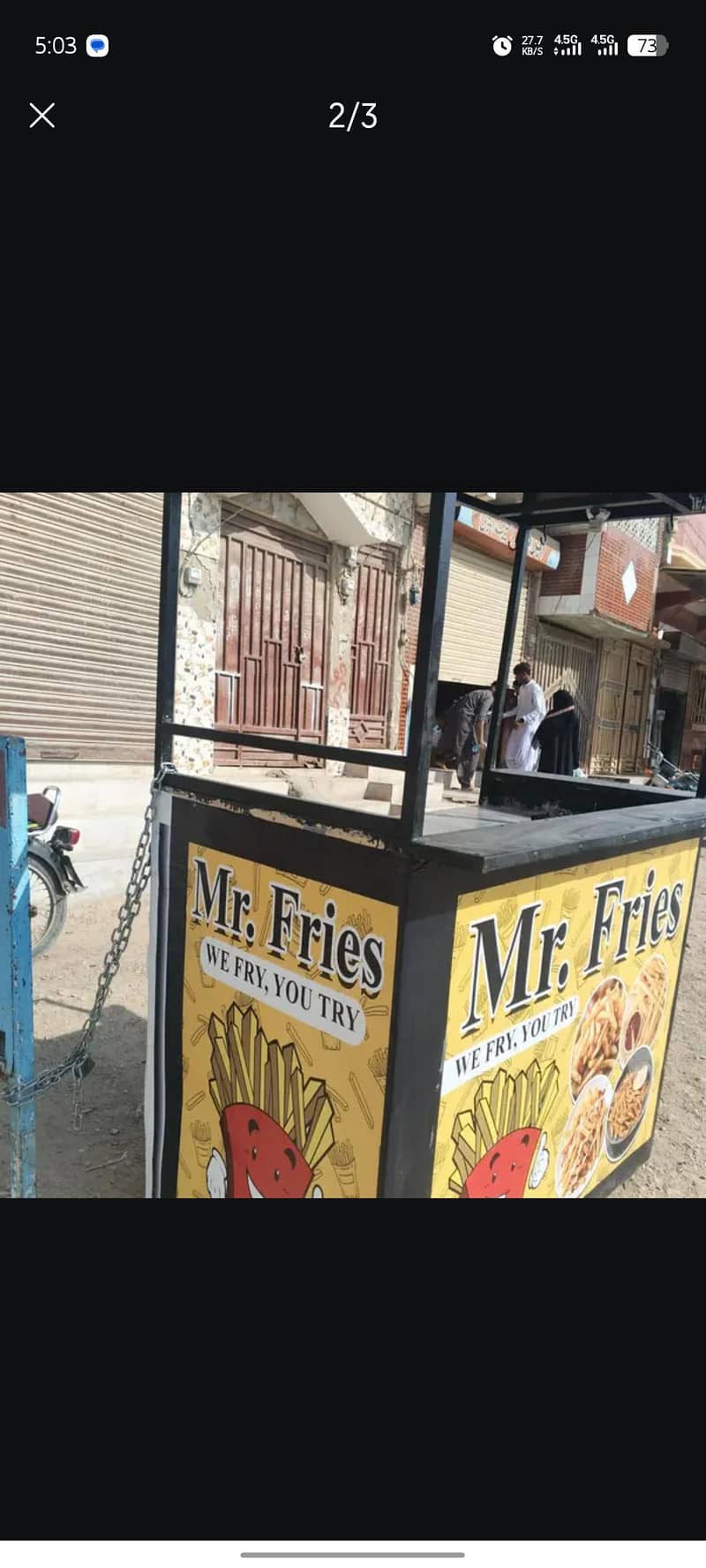 Fries Stall Price  Rs:70,000 1