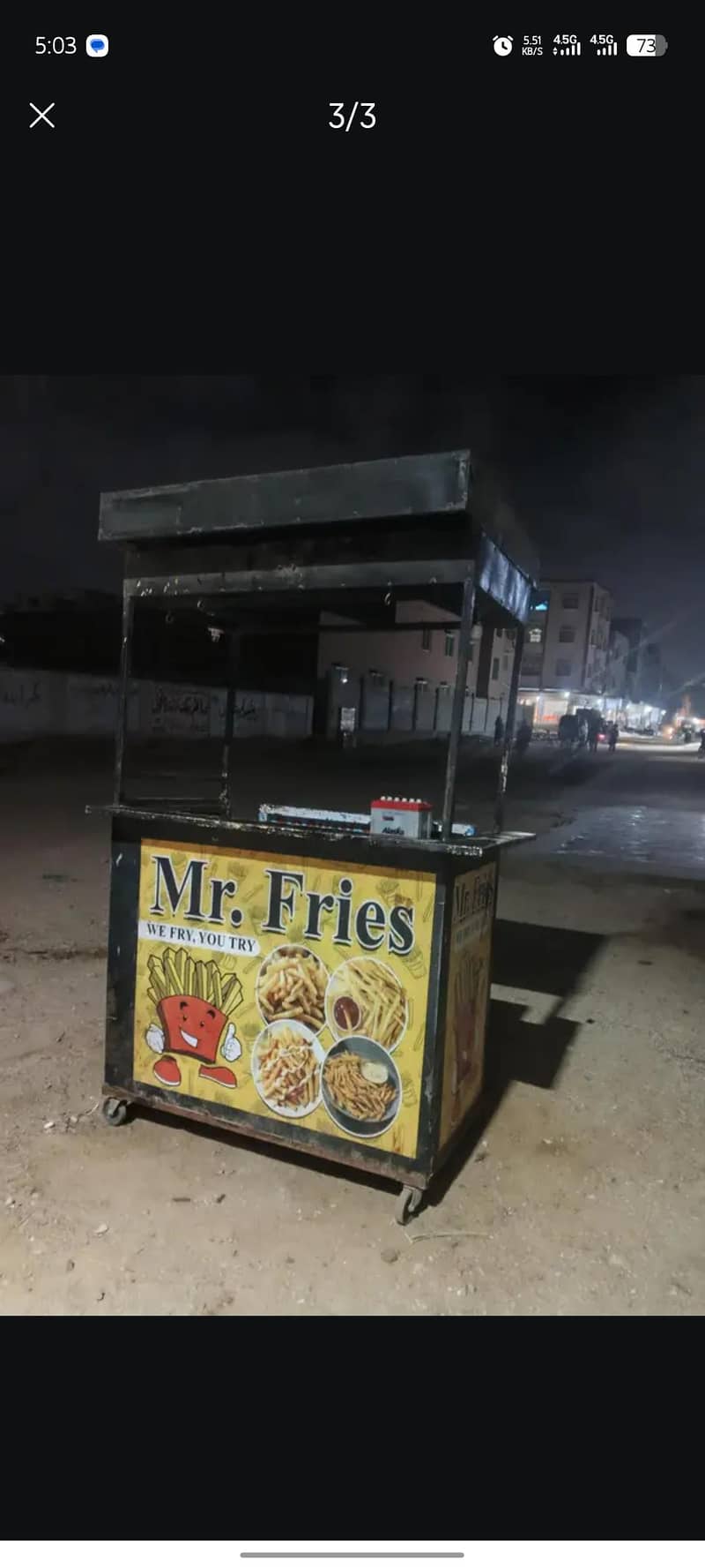 Fries Stall Price  Rs:70,000 2