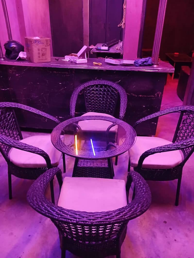 chairs set with table 2