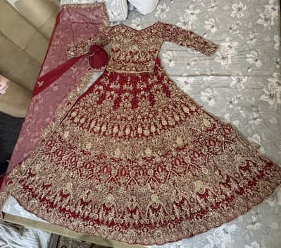 Branded bridal dress