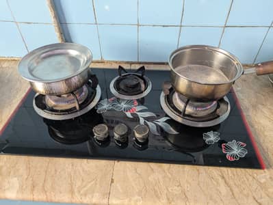Glass Gas Stove / Chulha