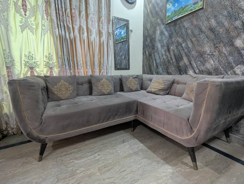 L shape corner sofa 1