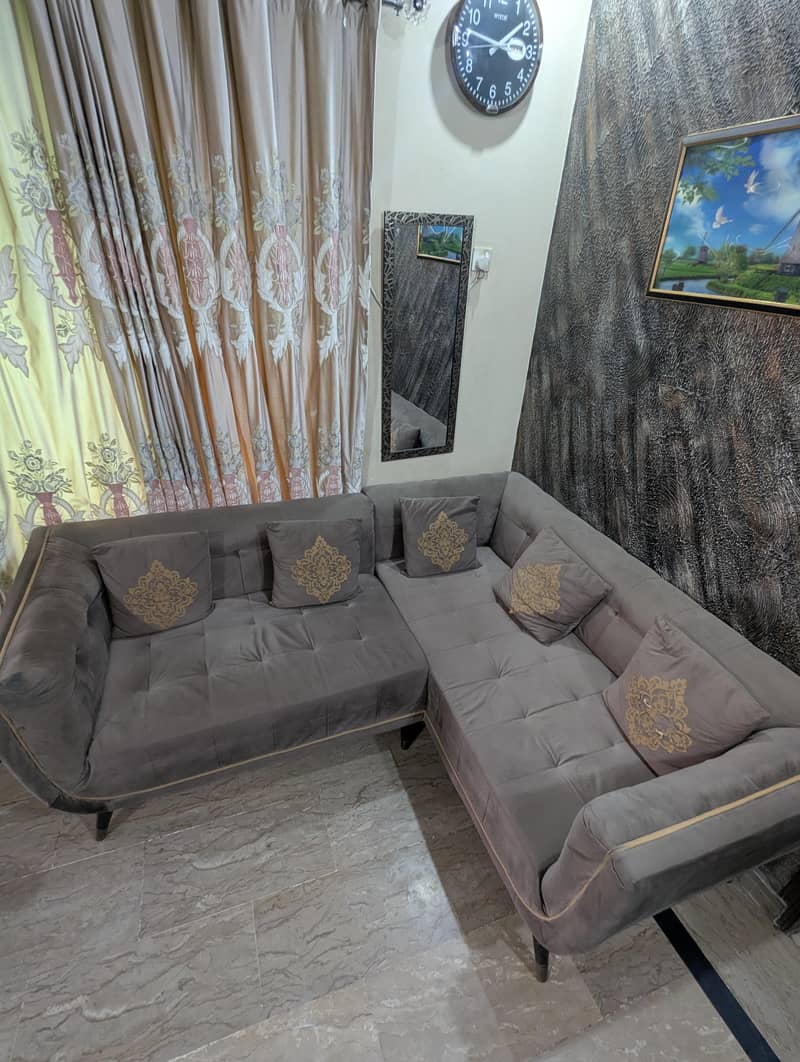 L shape corner sofa 2