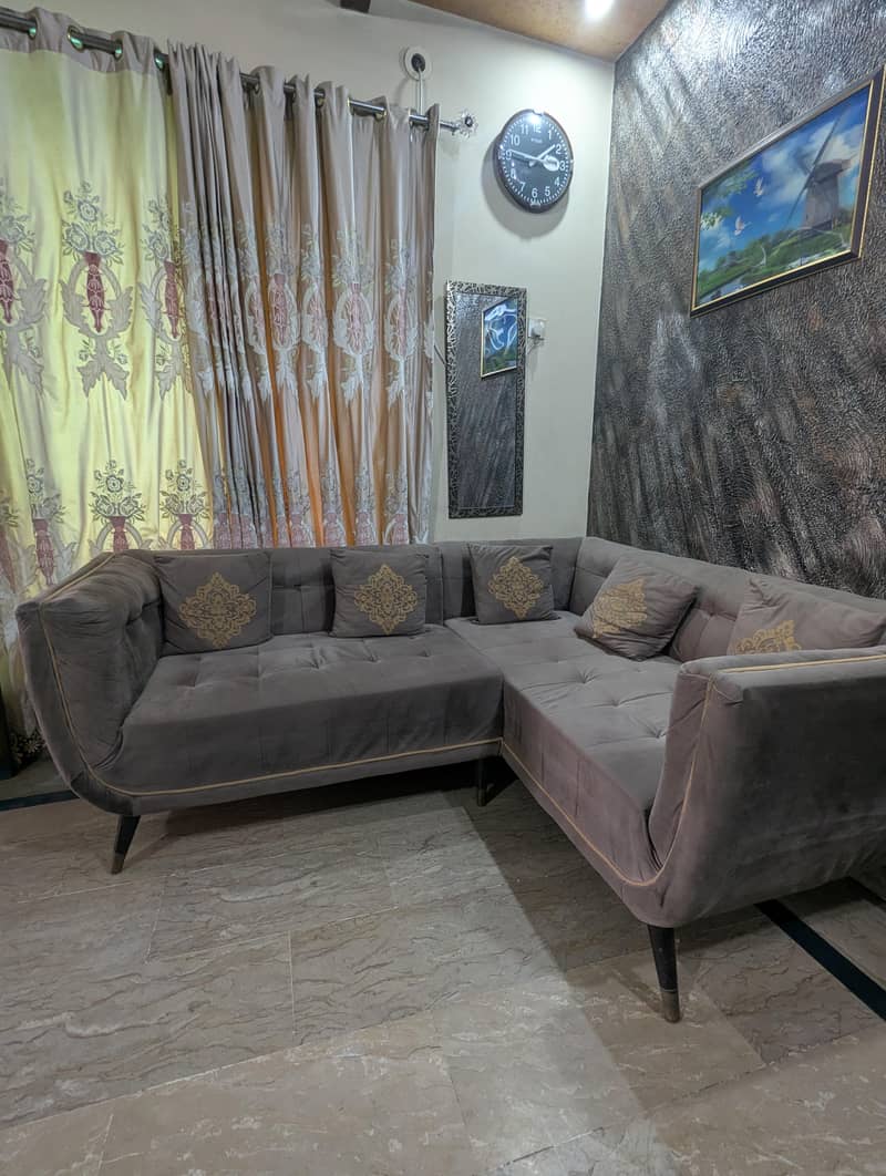 L shape corner sofa 6