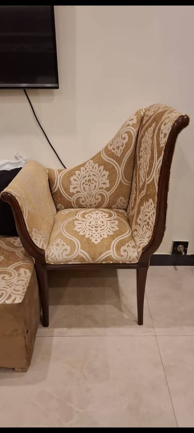 American chairs + ottomans