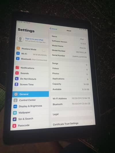 IPAD AIR 1 URGENT SELE