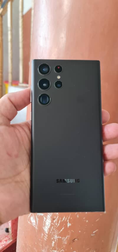 Samsung Mobile S22 Ultra 5G non PTA 12GB 256GB pin dot full new