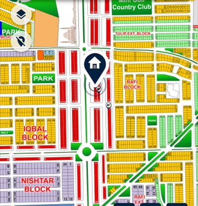 8 Marla Plot Super Hot Location Rafi Block For Sale