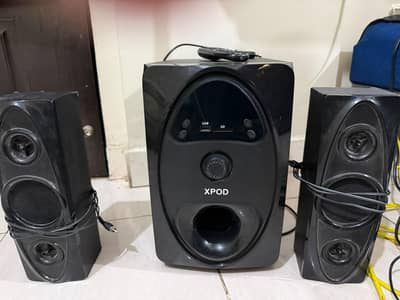 xpod speakers with subwoofer