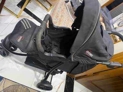 Tinnies Baby Stroller / Pram / Walker– Sleek Black (Gently Used)
