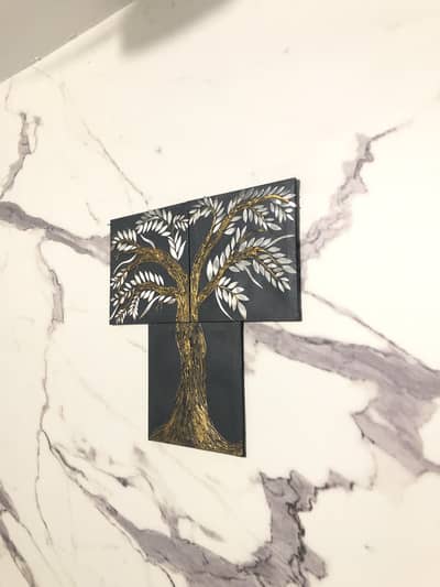 Handmade 3D canvas wall art