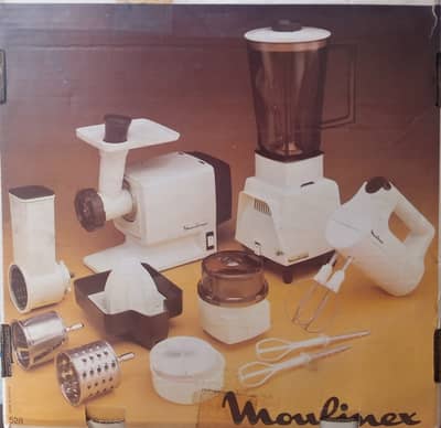 Vintage Moulinex Multi-Function Food Processor System