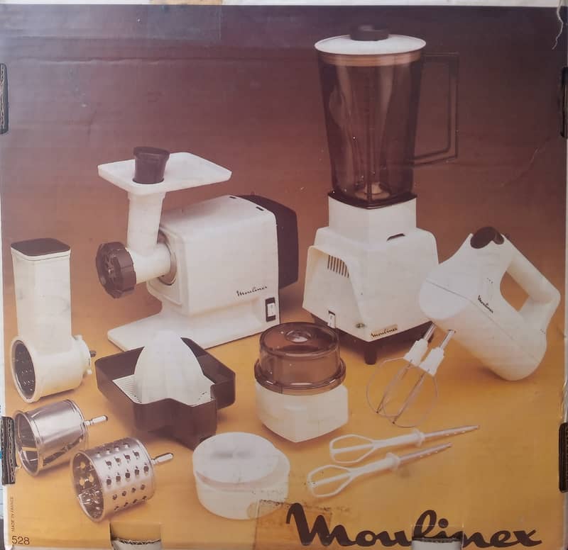 Vintage Moulinex Multi-Function Food Processor System 0