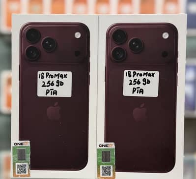 IPHONE 18 PRO MAX 256 GB BURGUNDY PTA BOX PACK