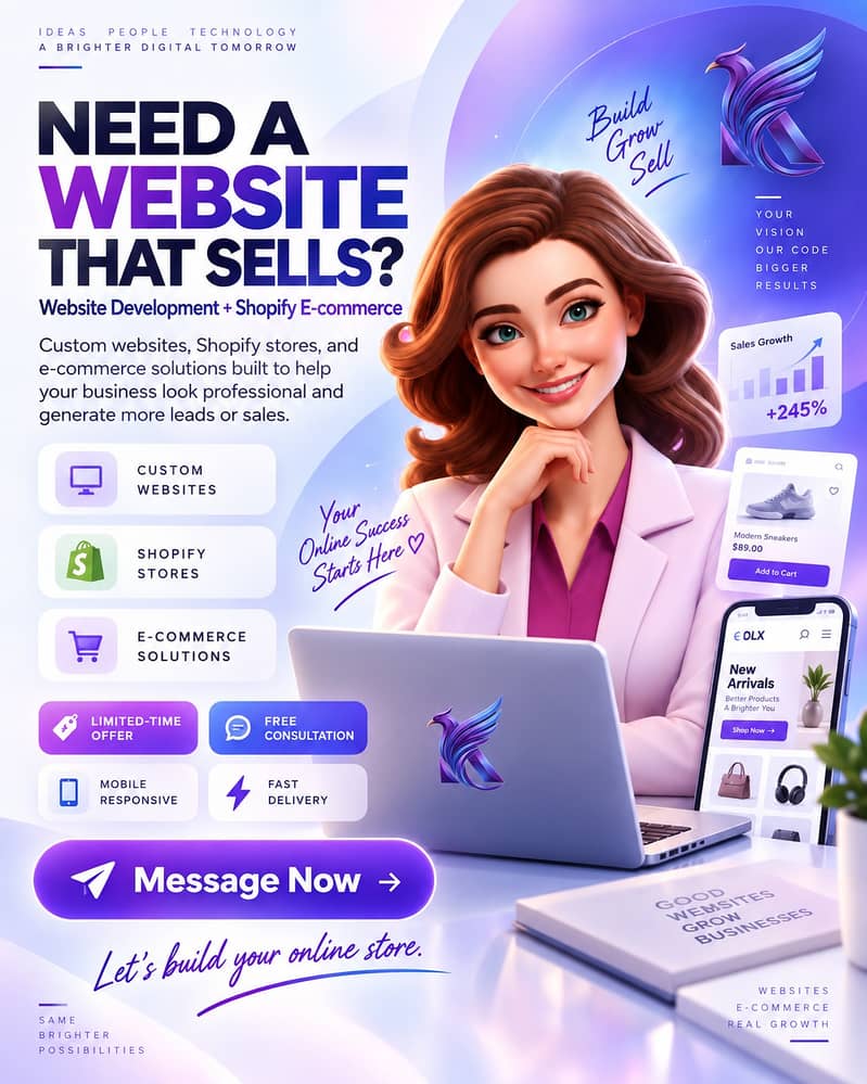 Website Development Karachi WordPress Shopify Ecommerce Store 1