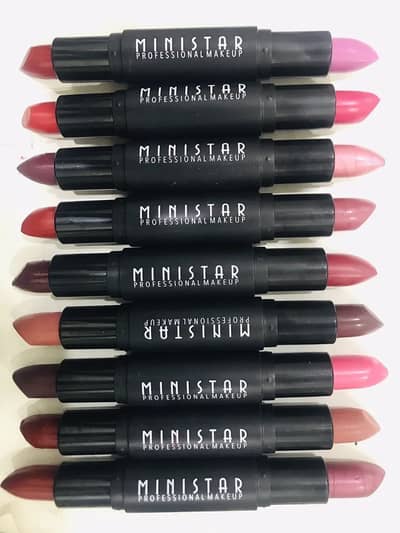 2 in 1 matte lipstick (pack of 6/12) Double Matte Shades in 1 Stick