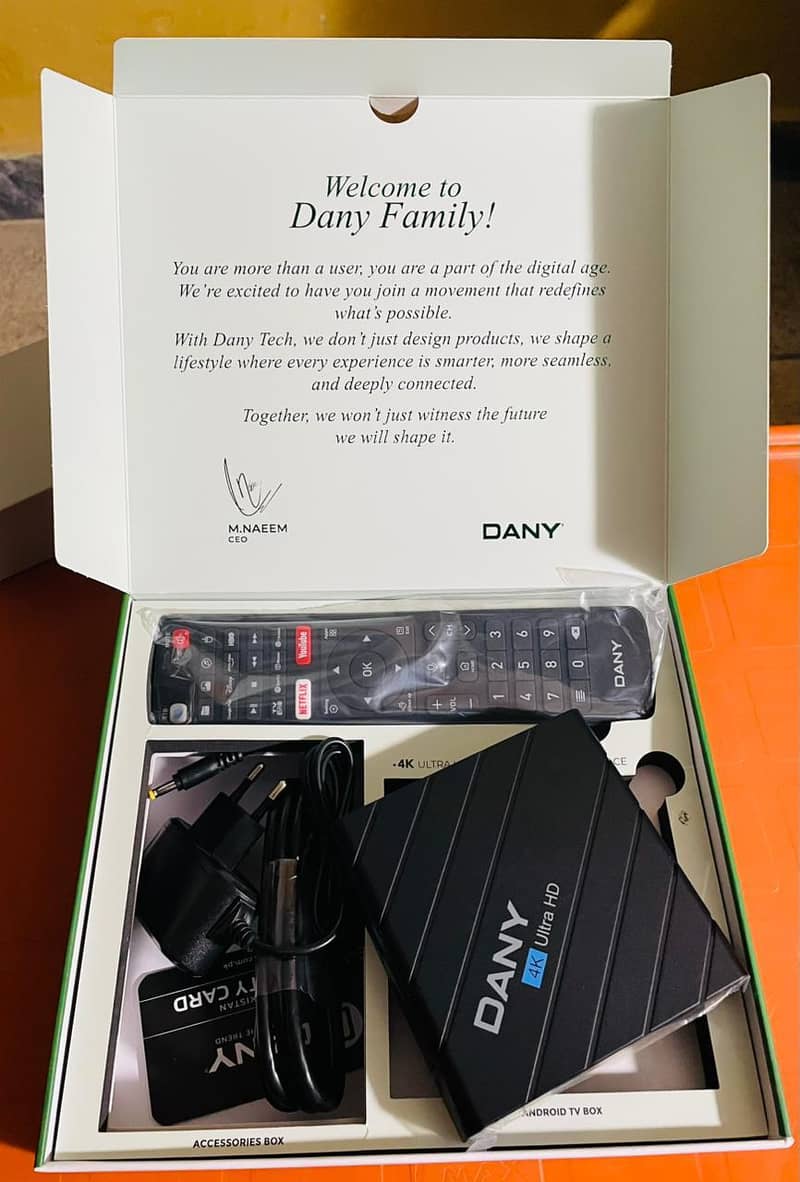 DANY ANDROID BOX 4K RESOLUTION 1