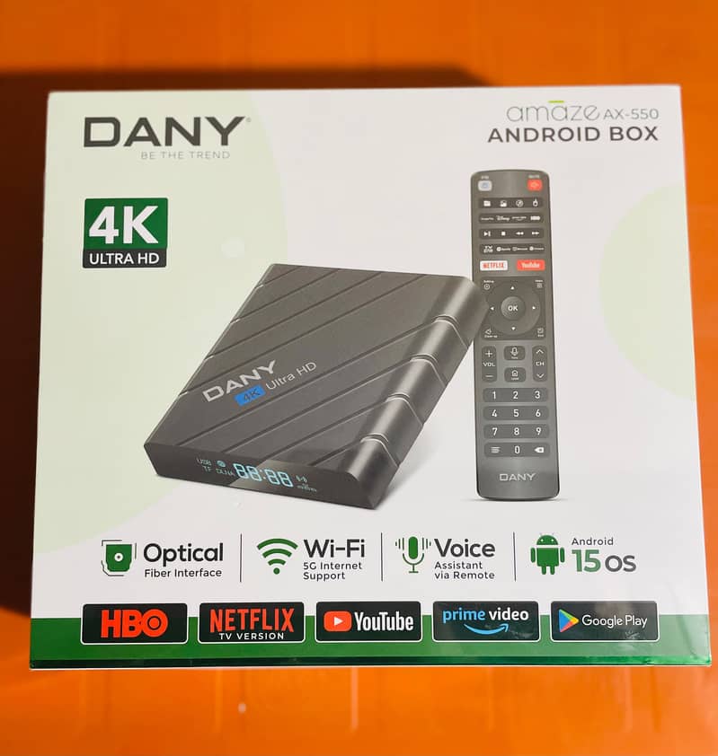 DANY ANDROID BOX 4K RESOLUTION 5