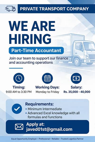 Private company need Accountant