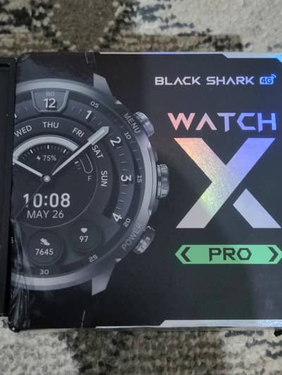 black shark x pro android watch with sim card camera 4g wifi Bluetooth