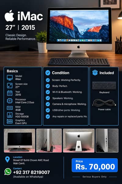 Apple iMac 27" 2015