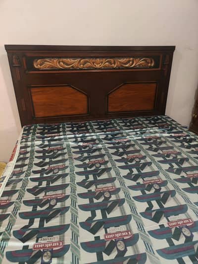 Wooden bed