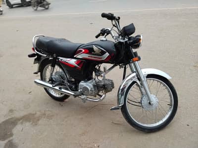 honda 70 black
