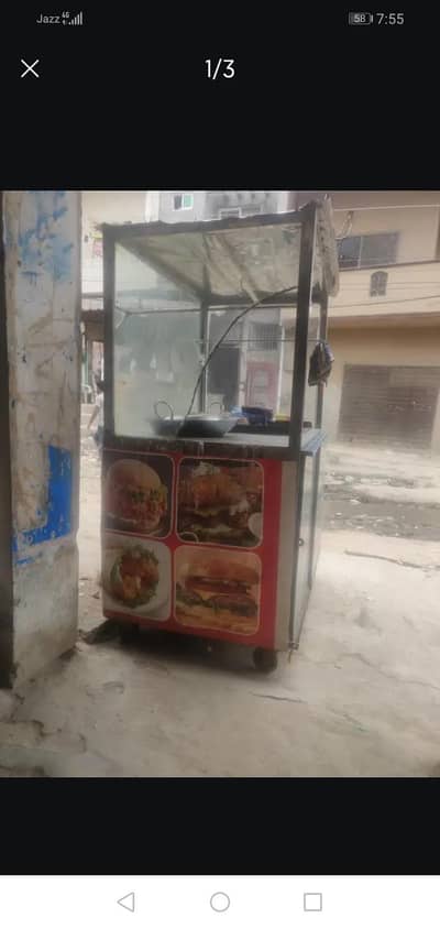 burger shawarma counter for sale