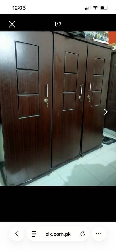 Complete bedroom furniture set - 6 x 6 king bed + dressing and wardrob