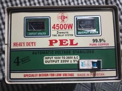 stabilizer 4500 watt pel company