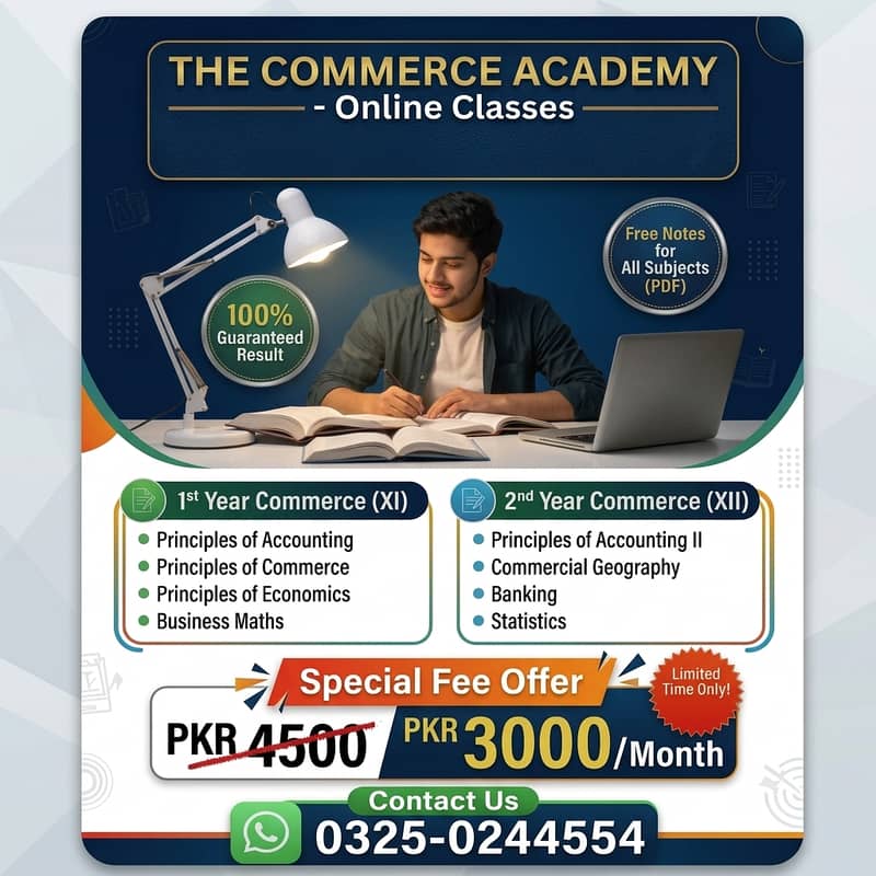 Commerce Online Classes 0