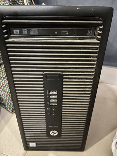 hp moniter and cpu prodesk 600 g2 MT