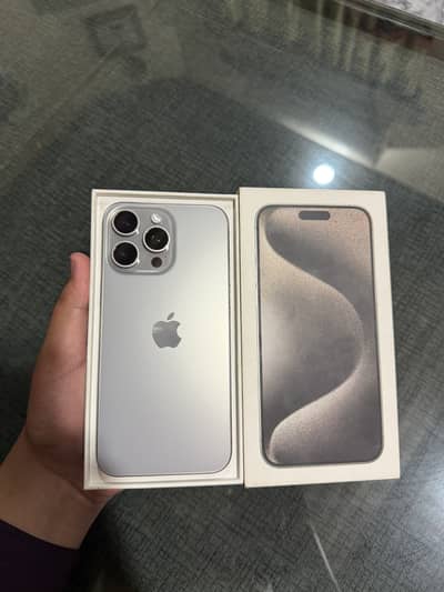 iPhone 15 Pro Max 256 Gb PTA Approved With Box