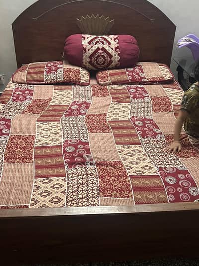 wooden bed for sale