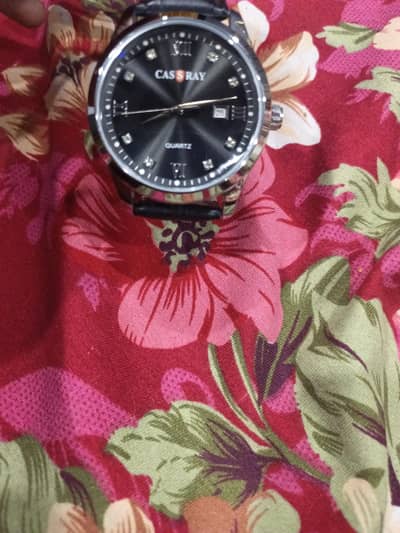 good and excellent watch black double belt watch