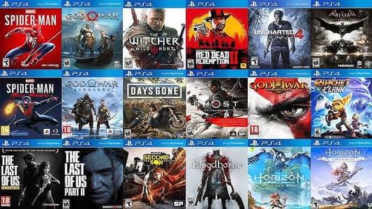 PS4 and PS5 Games