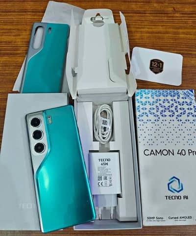 Tecno CAMON 40 Pro 12 GB 256gbMy WhatsApp number 03326744685