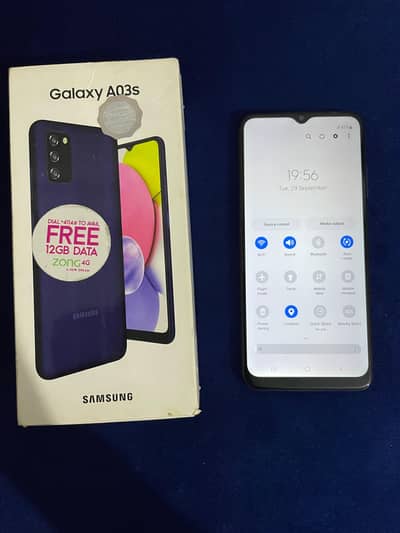 Samsung Mobile A03s 3/32 with box