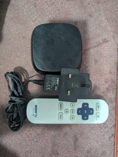 Now TV Smart media stream box (powered by sky) with remort and adapter