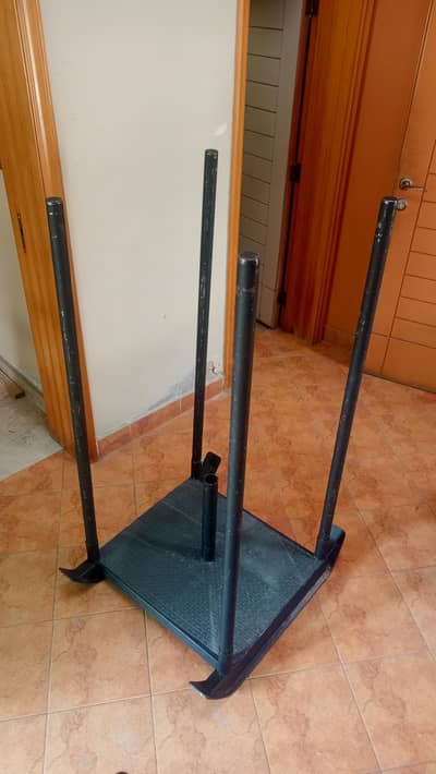 Used power sled for pushing and pulling