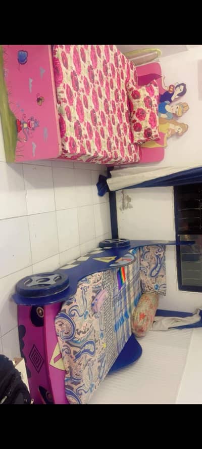 2 Kids Beds for Sale – Beautiful Design & Good Condition