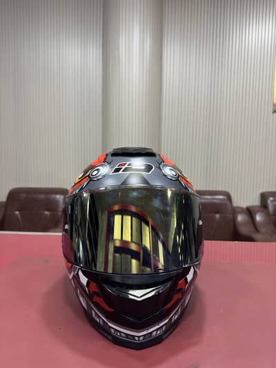 Id spartan helmet with tinted visor (made in thailand)