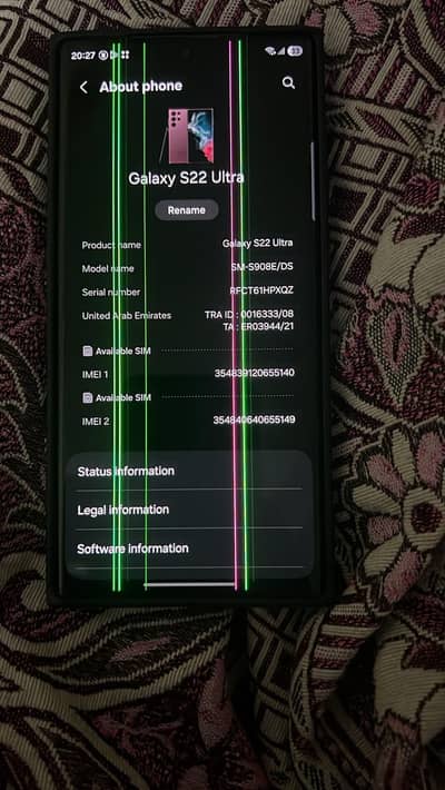 Samsung Mobile S22 Ultra