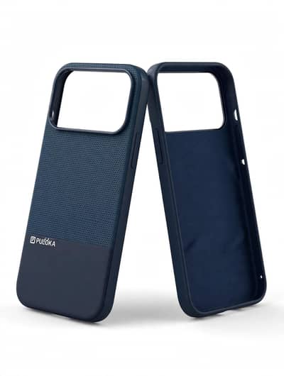 Premium Leather Finish Soft Protective Cover for IP 17 promax