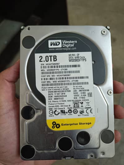 WD Enterprise Hard Disk 2 TB