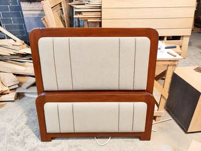 New pure wooden bakain wood single beds available