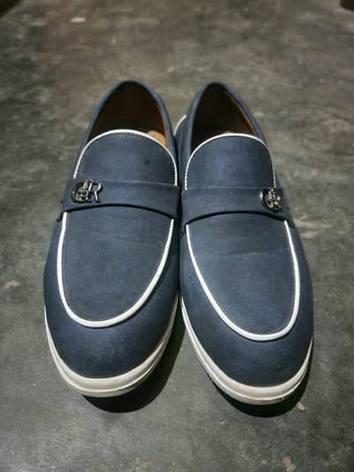 Original Servis Men’s Loafers – Navy Blue – Barely Worn