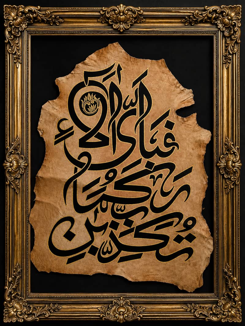 Calligraphy on Leather 0