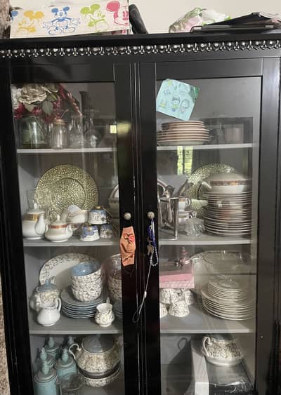 Beautiful Black Showcase for Sale