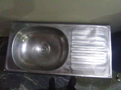 stainless steel sink stand with attachment sink